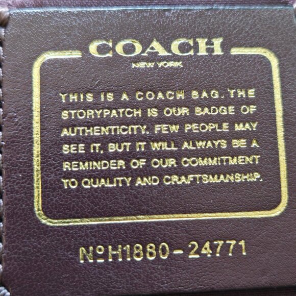 COACH - PEBBLE TURNLOCK HOBO - SADDLE BAG - USED - Picture 5 of 13